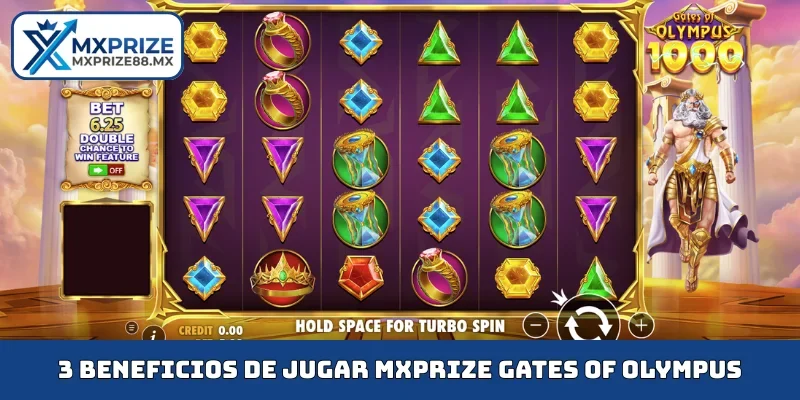 3 beneficios de jugar MXPRIZE gates of olympus