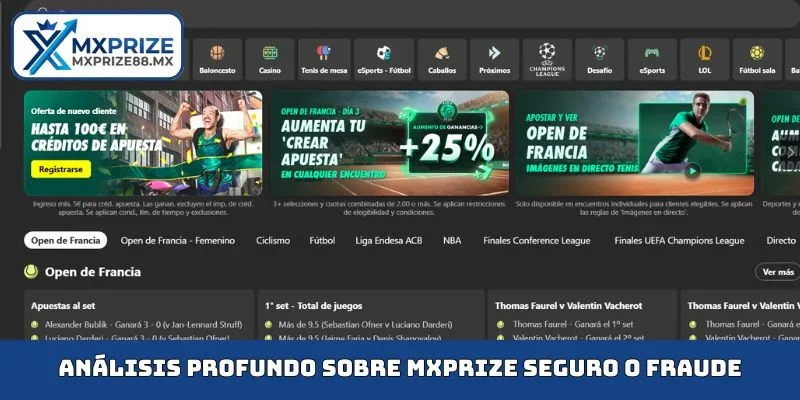 Análisis profundo sobre MXPRIZE seguro o fraude