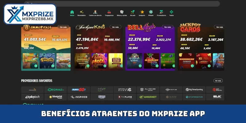 Beneficios atractivos de la MXPRIZE app