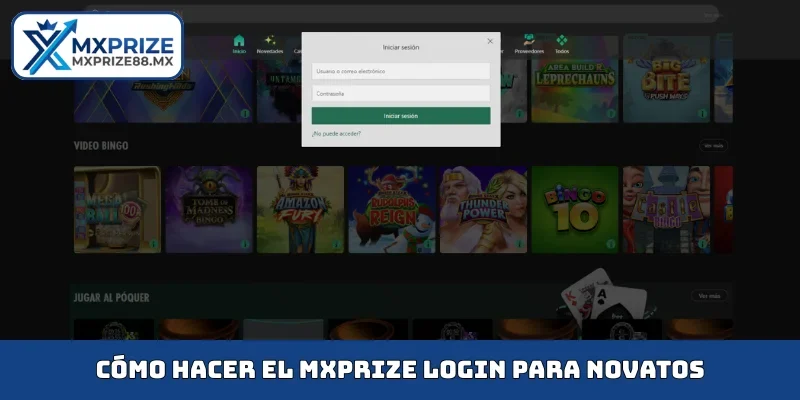 Cómo hacer el MXPRIZE login para novatos