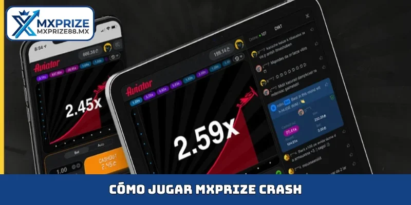 como jugar MXPRIZE crash