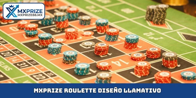 MXPRIZE Roulette diseño llamativo
