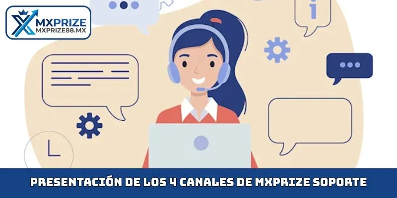 Presentación de los 4 canales de mxprize soporte