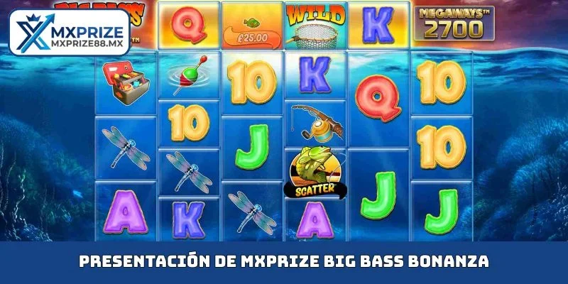 Presentación de MXPRIZE big bass bonanza